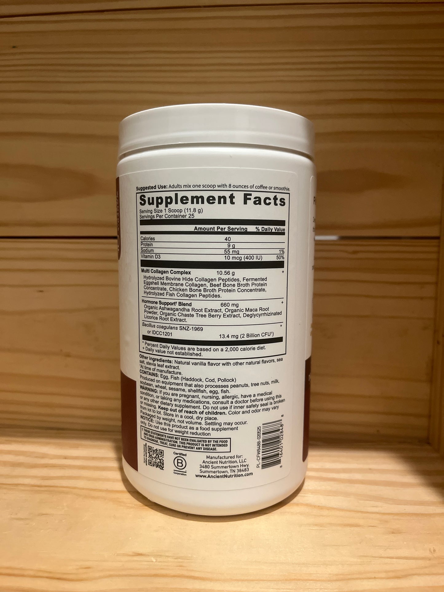 Hormone Balance + Collagen Vanilla Powder