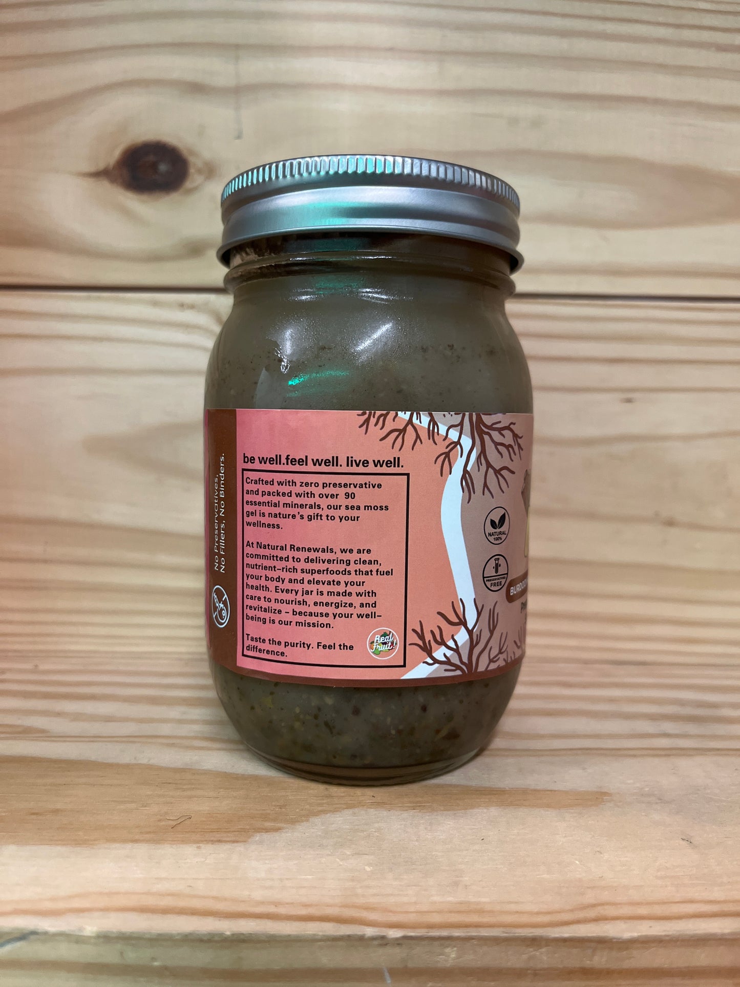 Sea Moss Gel + Burdock Root & Bladderwrack