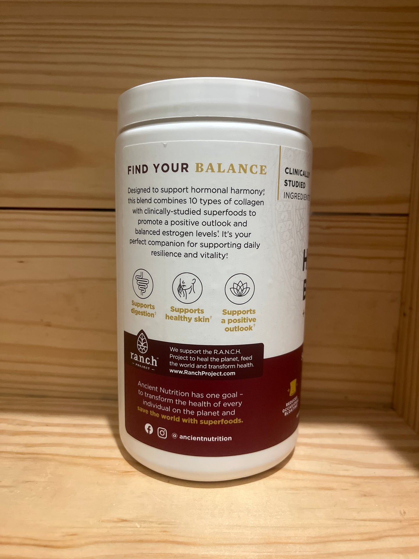 Hormone Balance + Collagen Vanilla Powder