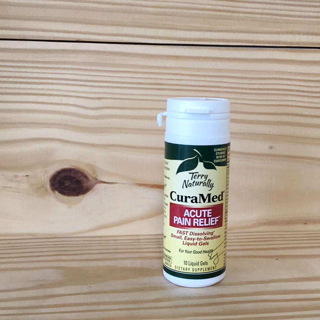 CuraMed Acute Pain Relief 10 liquid gels
