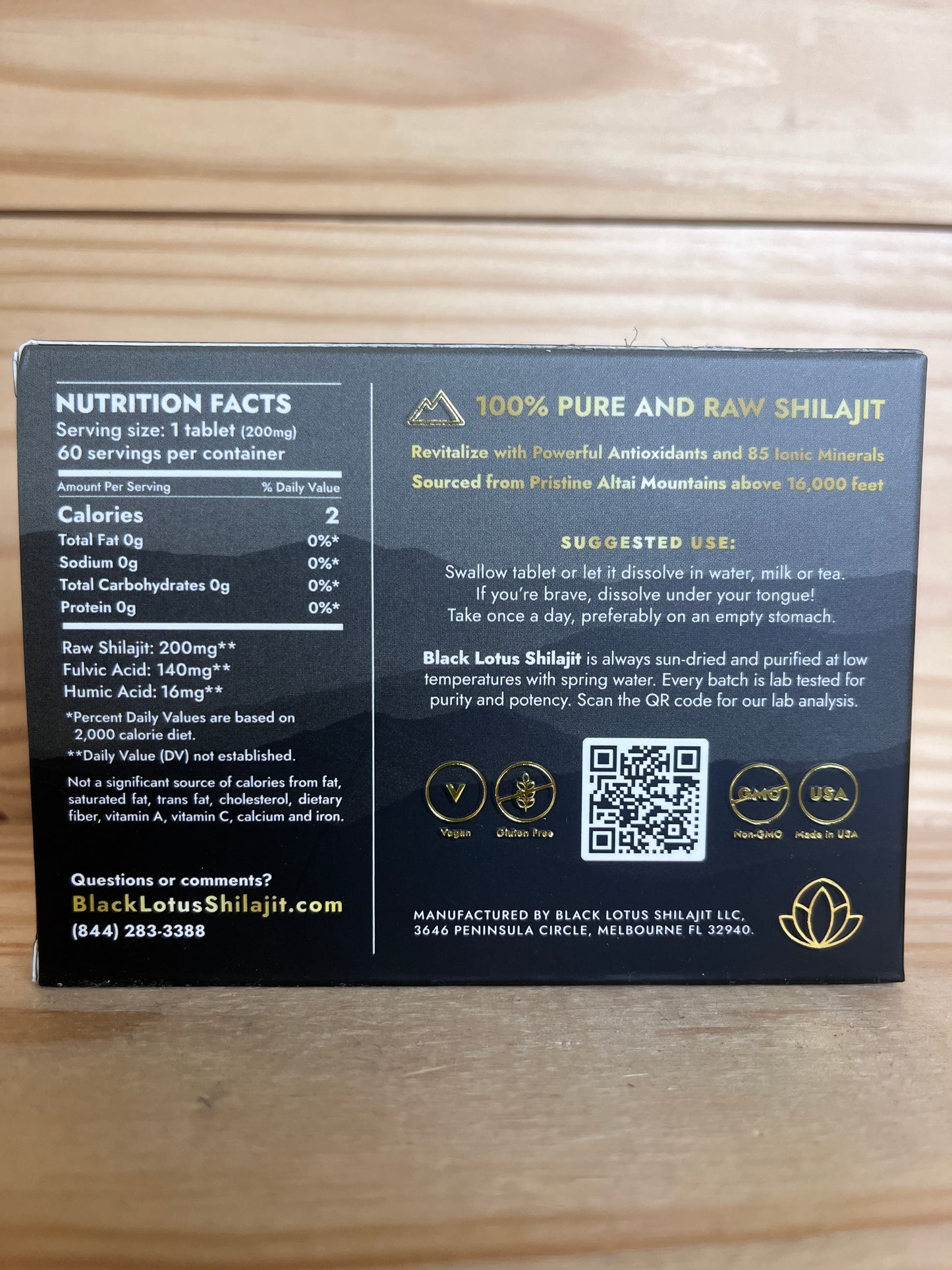 Pure Shilajit 200mg Tablets