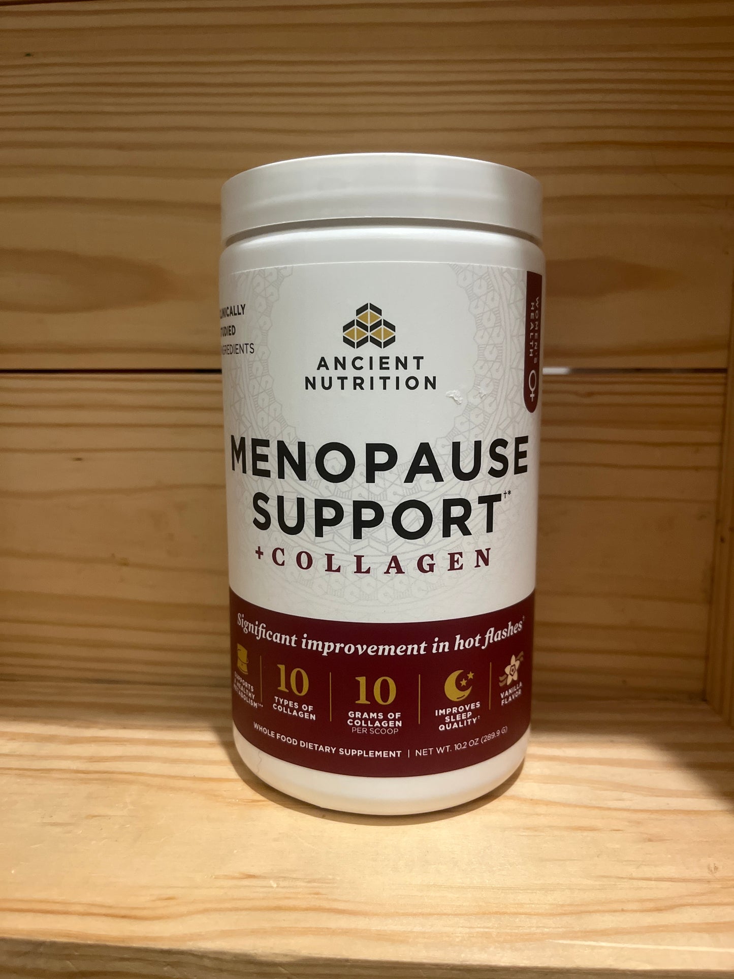Menopause Support + Collagen Powder Vanilla 10.2 oz