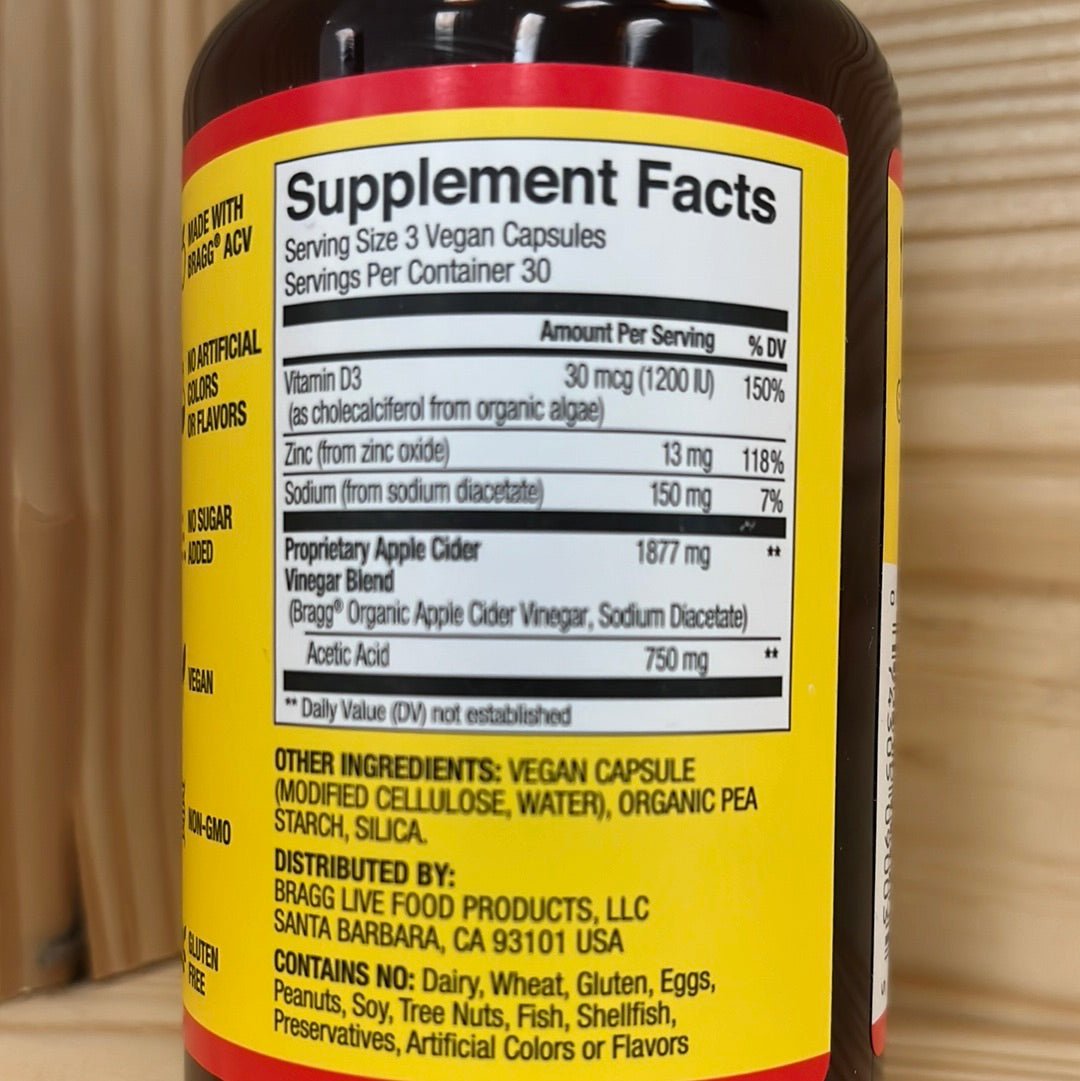 Apple Cider Vinegar Capsules - One Life Natural Market NC