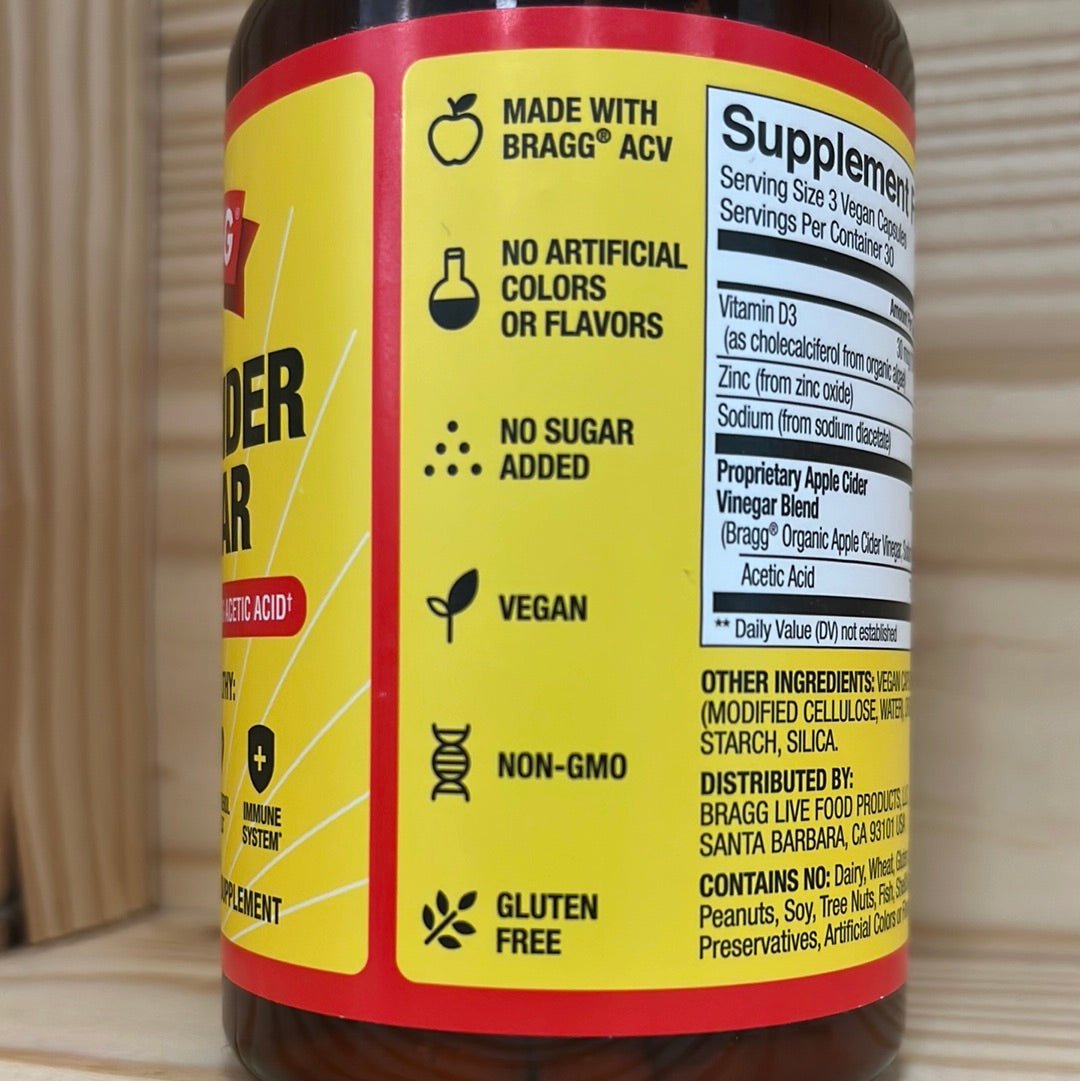Apple Cider Vinegar Capsules - One Life Natural Market NC