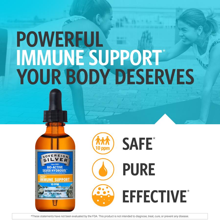 Bio-Active Silver Hydrosol Colloidal Silver Immune Support Dropper-Top - One Life Natural Market NC