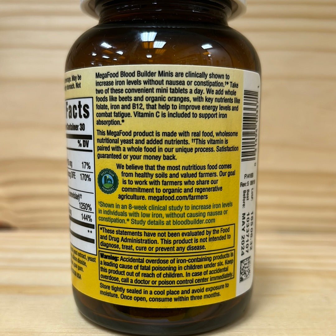 Blood Builder® Minis Natural Iron Supplement - One Life Natural Market NC