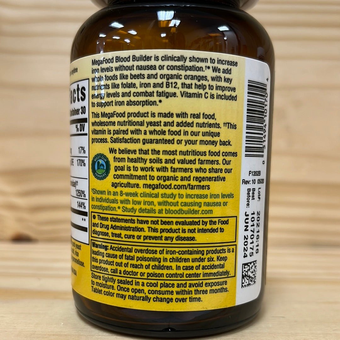 Blood Builder® Natural Iron Supplement - One Life Natural Market NC