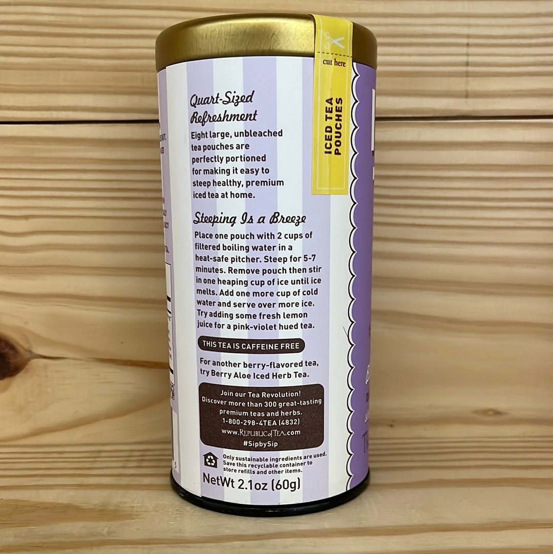 Blueberry Lavender Iced Tea Pouches - One Life Natural Market NC