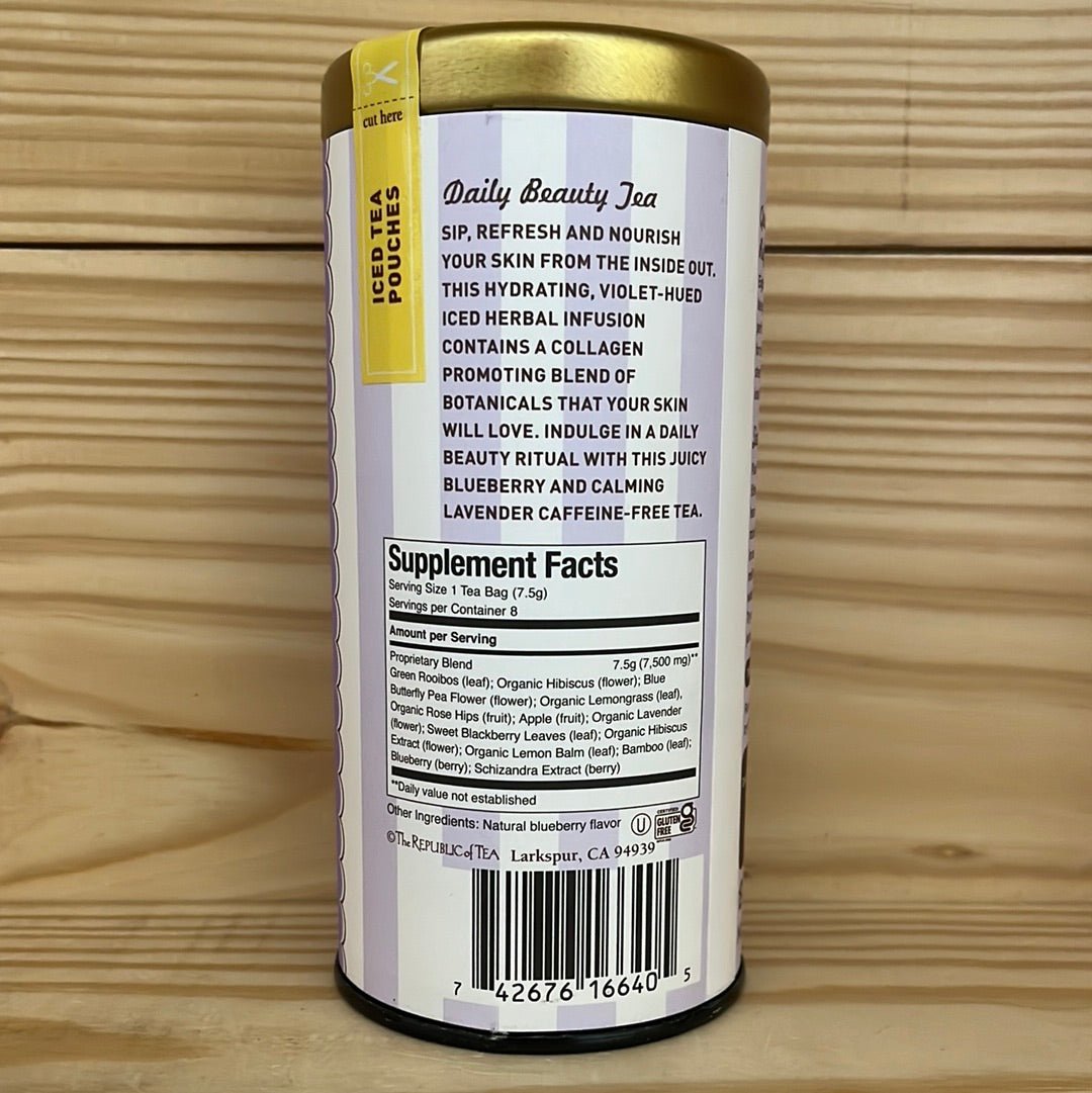 Blueberry Lavender Iced Tea Pouches - One Life Natural Market NC