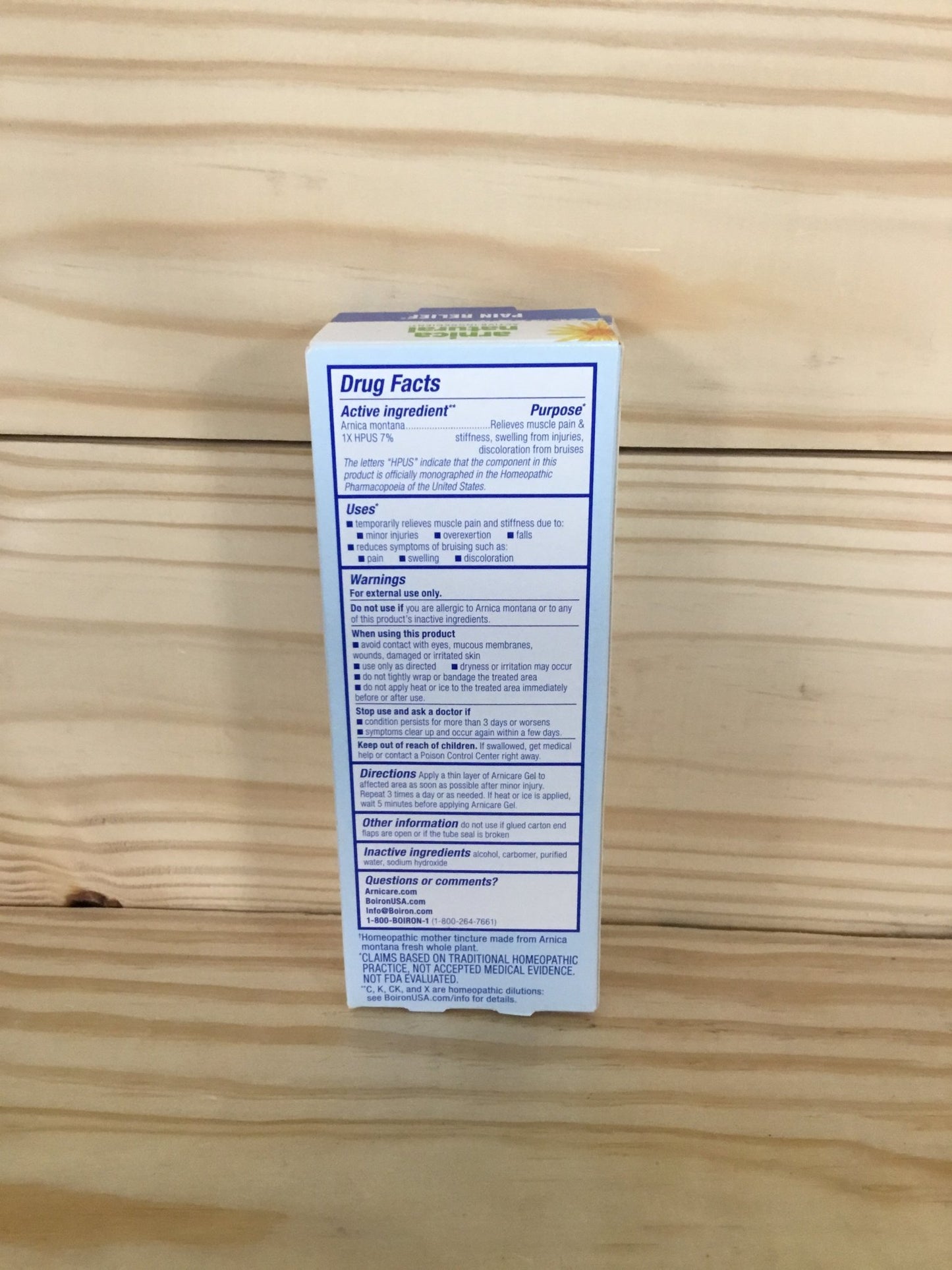 Boiron Arnicare Pain Relief Gel 2.6 oz - One Life Natural Market NC