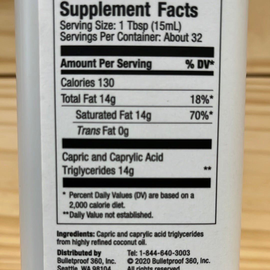 Bulletproof MCT OIL (FORMERLY XCT OIL) C8 and C10 MCT Oil - One Life Natural Market NC