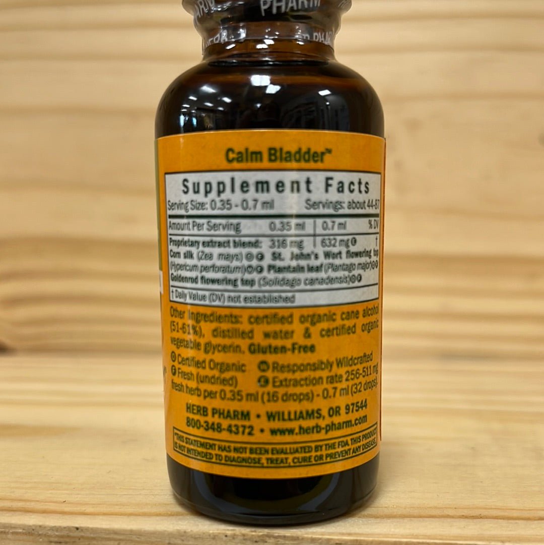 Calm Bladder™ Liquid Herbal Extract Natural Bladder Spasm Support - One Life Natural Market NC
