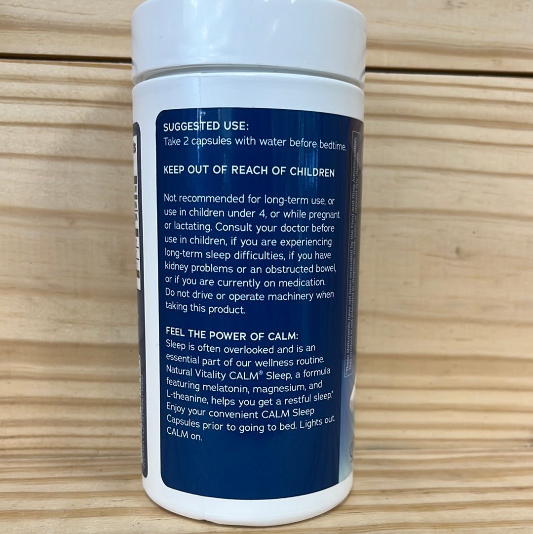 Calm® Sleep Capsules Magnesium GABA - One Life Natural Market NC