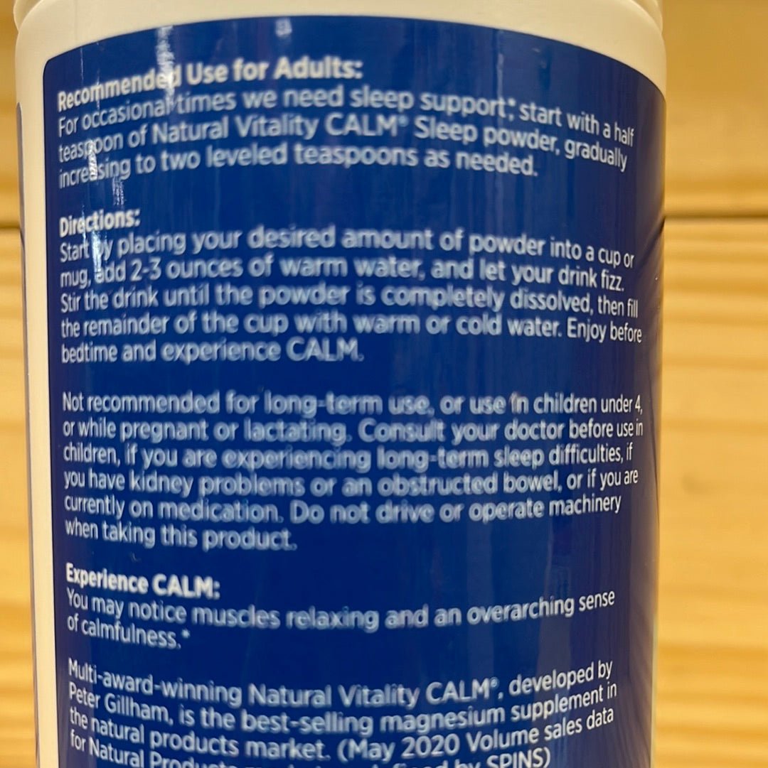 Calm® Sleep Magnesium Powder - One Life Natural Market NC