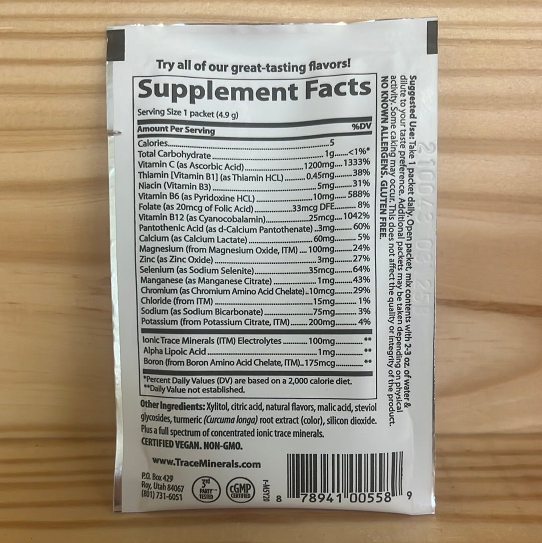 Citrus Sugar Free Power Pak Keto Friendly Electrolyte Powder - One Life Natural Market NC