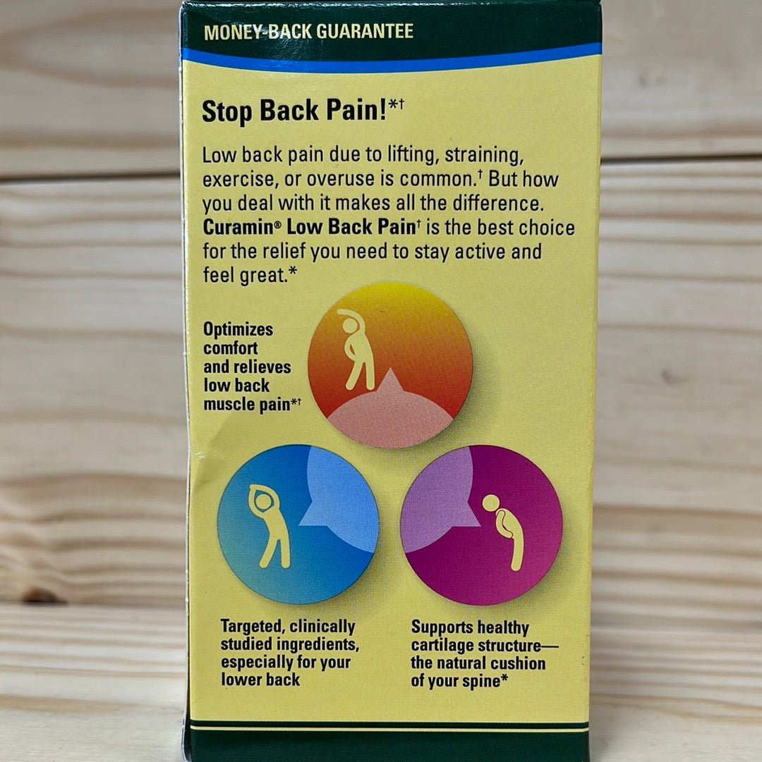 Curamin® Low Back Pain*† Natural Anti-Inflammatory - One Life Natural Market NC