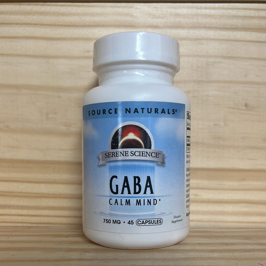 Gaba Calm Mind 750mg 45 Tablets - One Life Natural Market NC