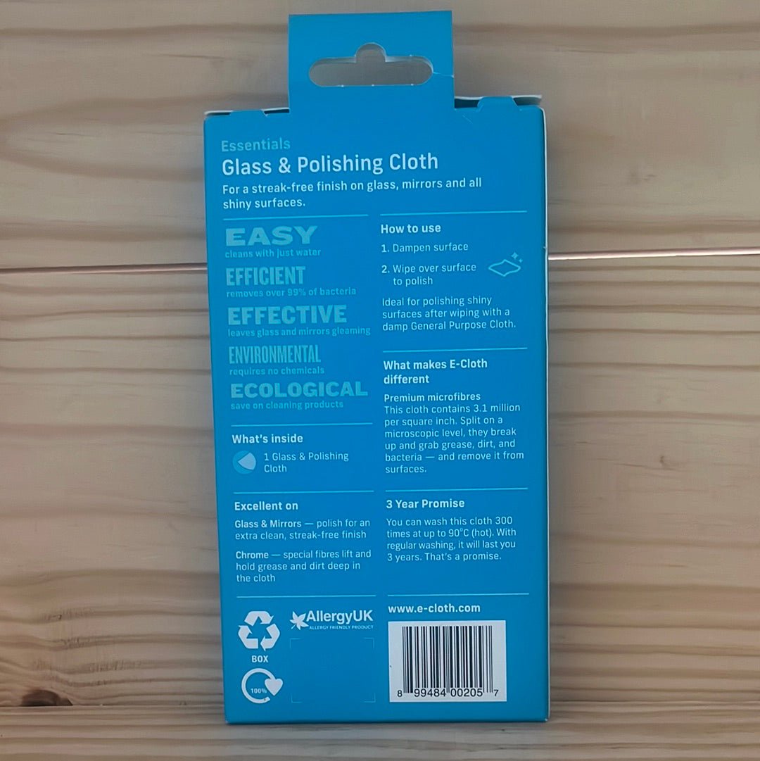 Glass and Polishing Cloth No Chemical Cleaning - One Life Natural Market NC