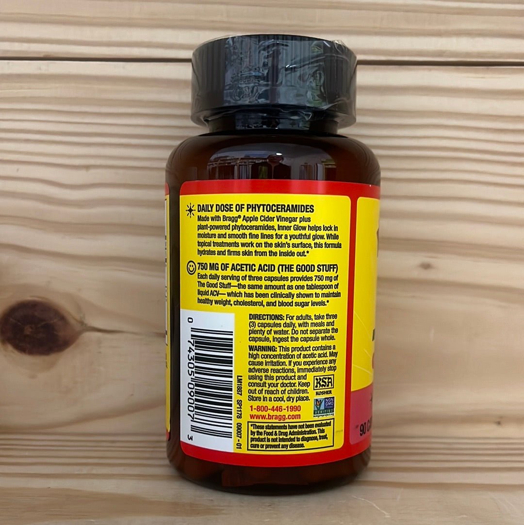 Inner Glow ACV Supplement Phytoceramides Apple Cider Vinegar - One Life Natural Market NC