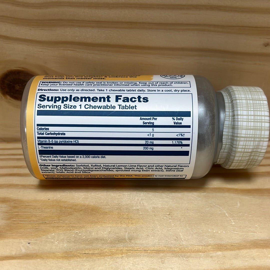 L-Theanine 200mg Chewable - One Life Natural Market NC