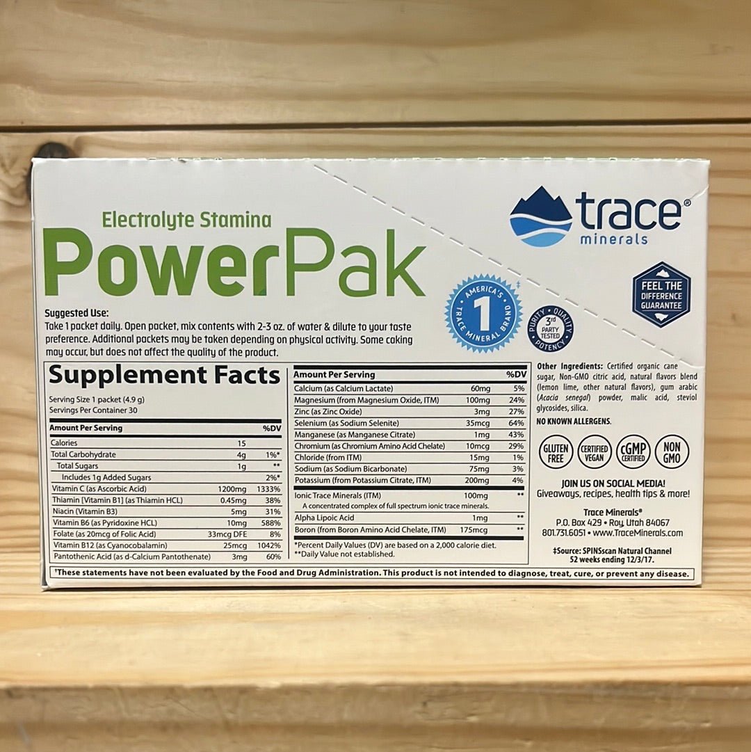 Lemon Lime Power Pak Electrolyte Powder - One Life Natural Market NC