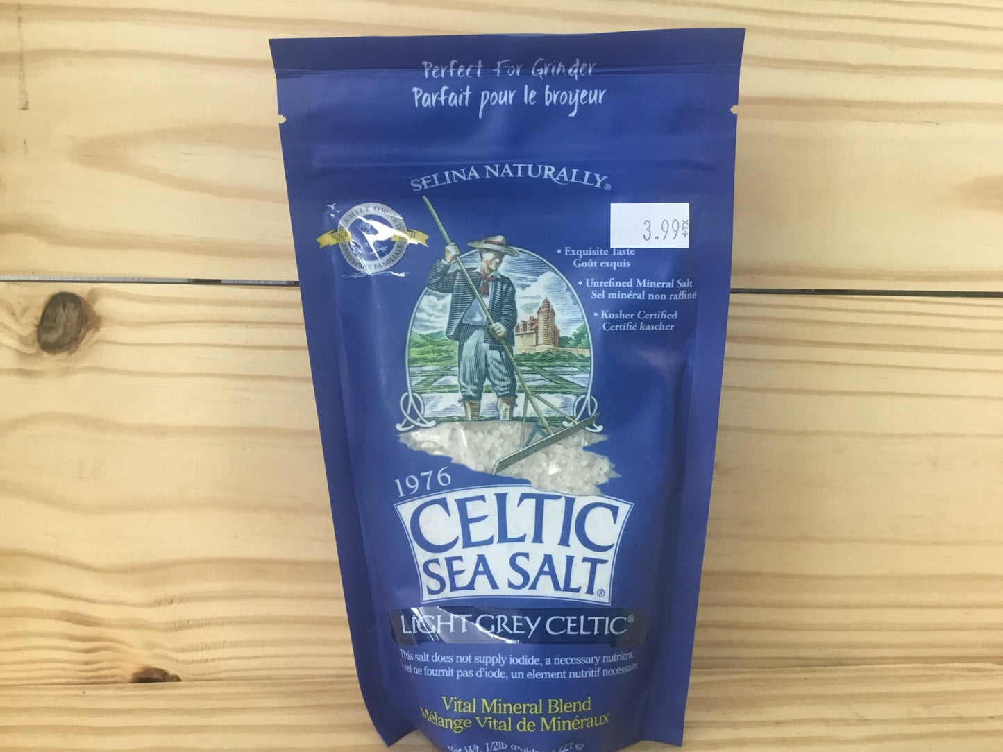 Light Grey Celtic Sea Salt 1/2lb - One Life Natural Market NC