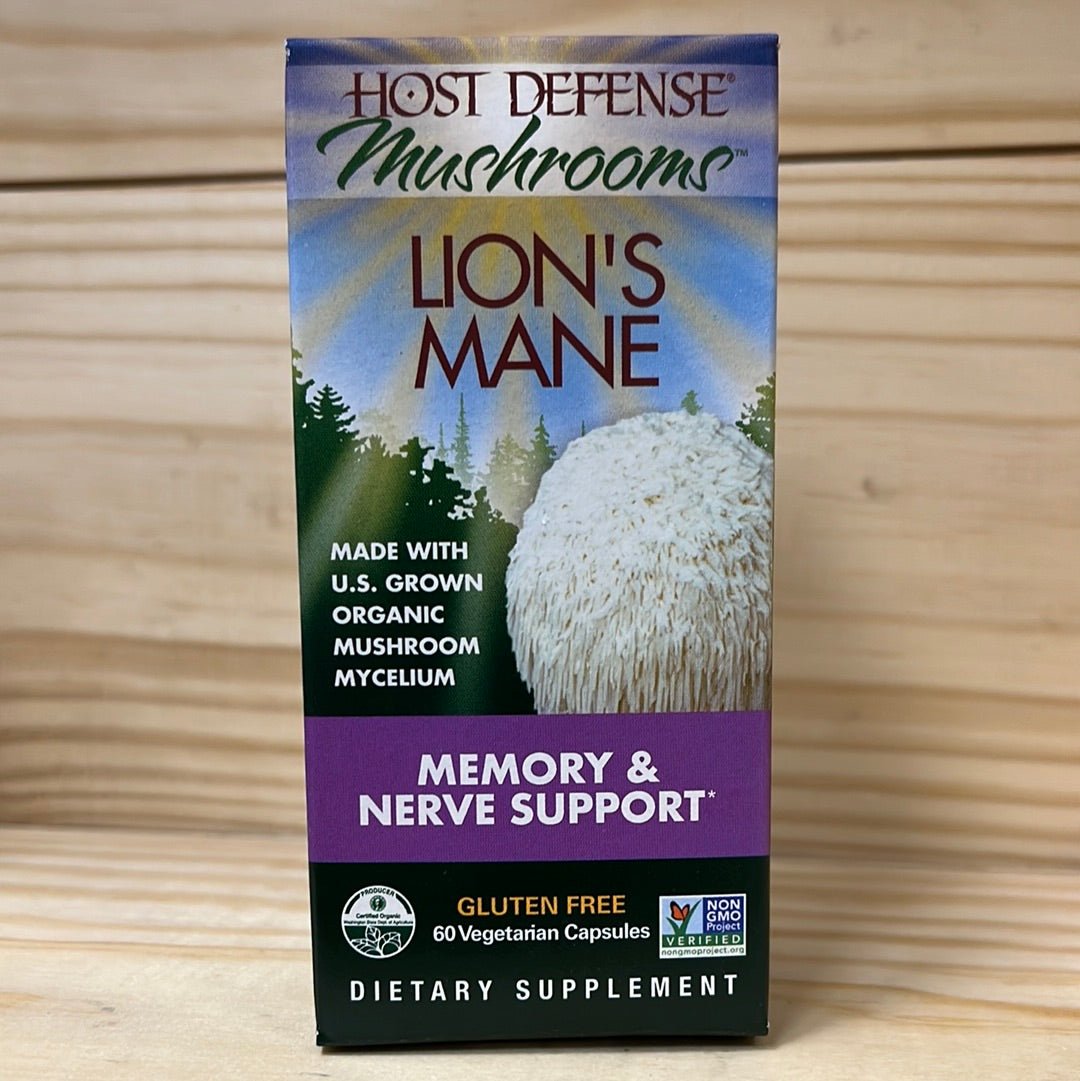 Lion's Mane Mushroom Capsules Brain Support - One Life Natural Market NC