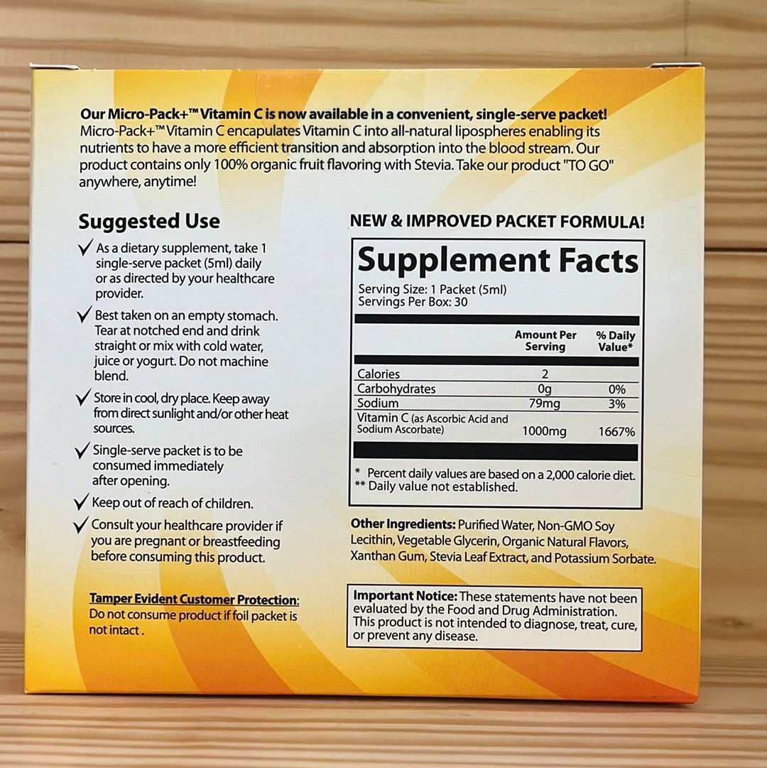 Liposomal Vitamin C 1000mg - One Life Natural Market NC