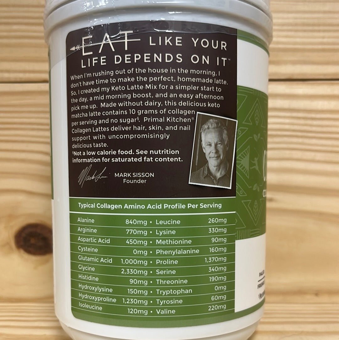 Matcha Collagen Keto Latte Drink Mix - One Life Natural Market NC