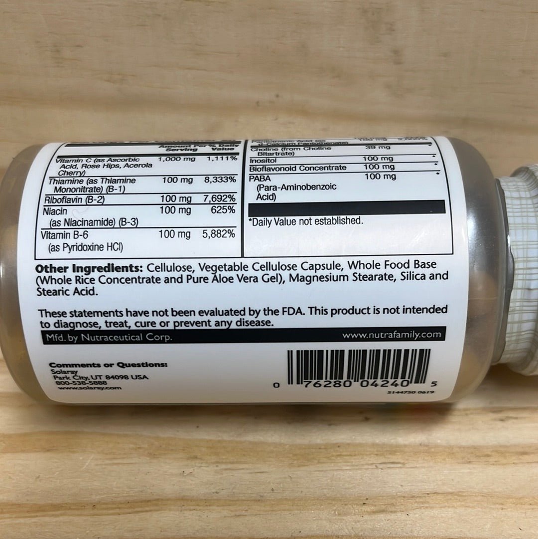 Mega B Stress Timed Release 60 VegCaps - One Life Natural Market NC