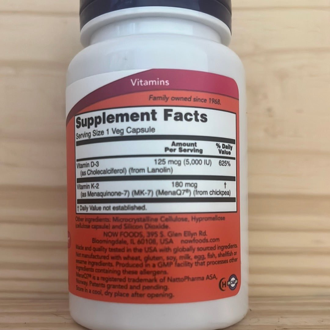 Mega Vitamin D3 & K-2 MK-7 - One Life Natural Market NC