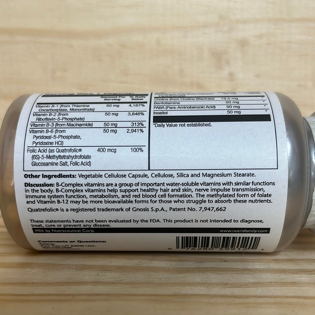 Methyl B Complex 50 Benfotiamine & 5-MTHF - One Life Natural Market NC
