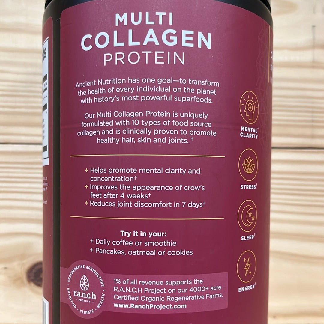Multi Collagen Protein Brain Boost Powder - One Life Natural Market NC