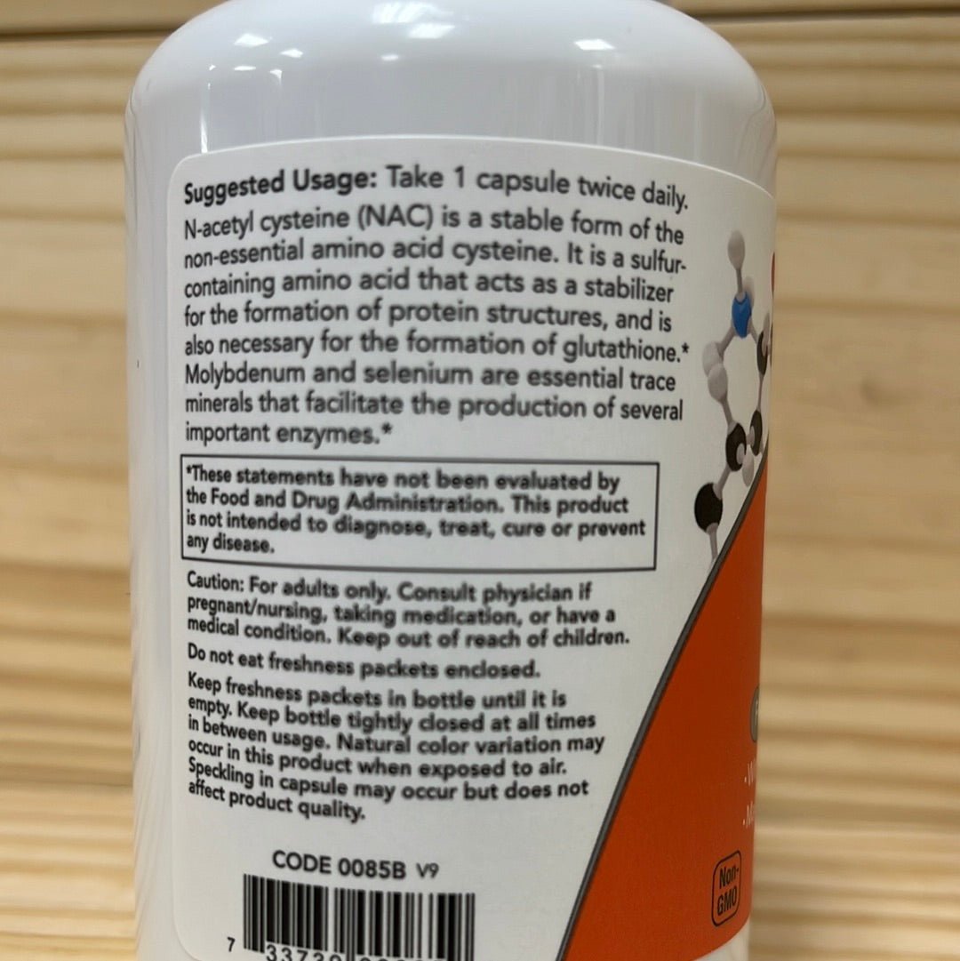 NAC 600 mg N-Acetyl Cysteine Detox Support - One Life Natural Market NC