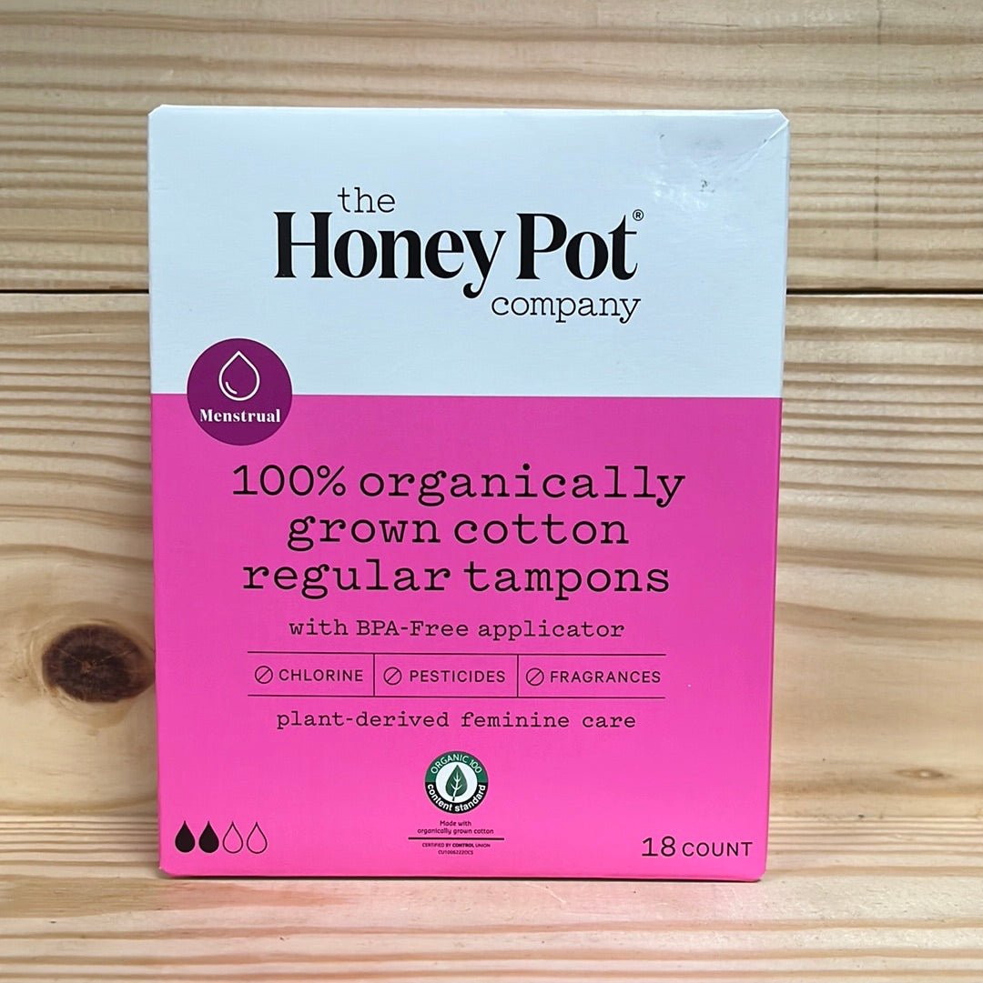 Organic 100% Cotton Regular Tampons - One Life Natural Market NC