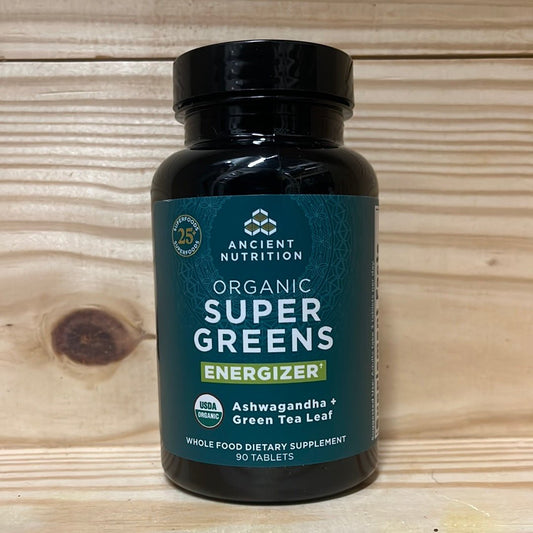 Organic SuperGreens Energizer Tablets - One Life Natural Market NC
