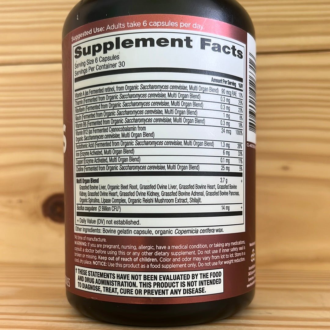 Organs Blend Capsule - One Life Natural Market NC