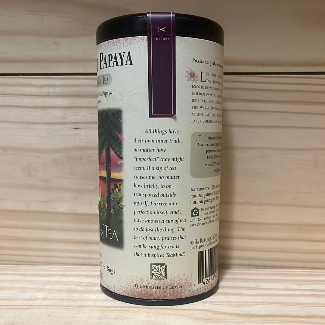 Passionfruit Papaya 50 Tea Bags - One Life Natural Market NC