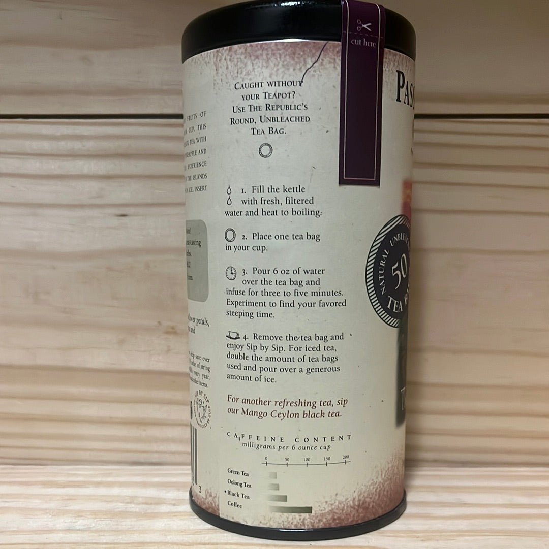 Passionfruit Papaya 50 Tea Bags - One Life Natural Market NC