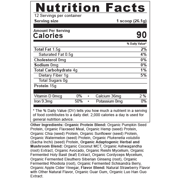 Plant Protein+ Powder Berry - One Life Natural Market NC