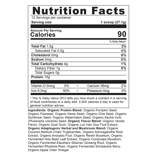 Plant Protein+ Powder Vanilla - One Life Natural Market NC