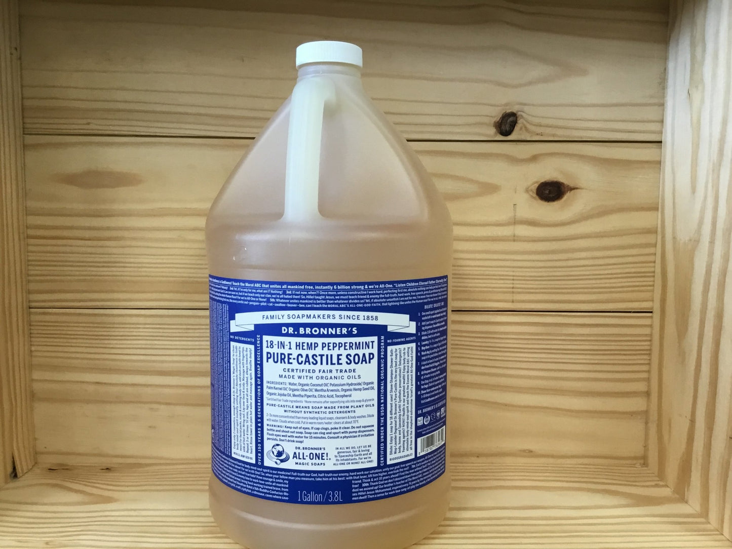 Pure Castile Soap Liquid Peppermint - One Life Natural Market NC