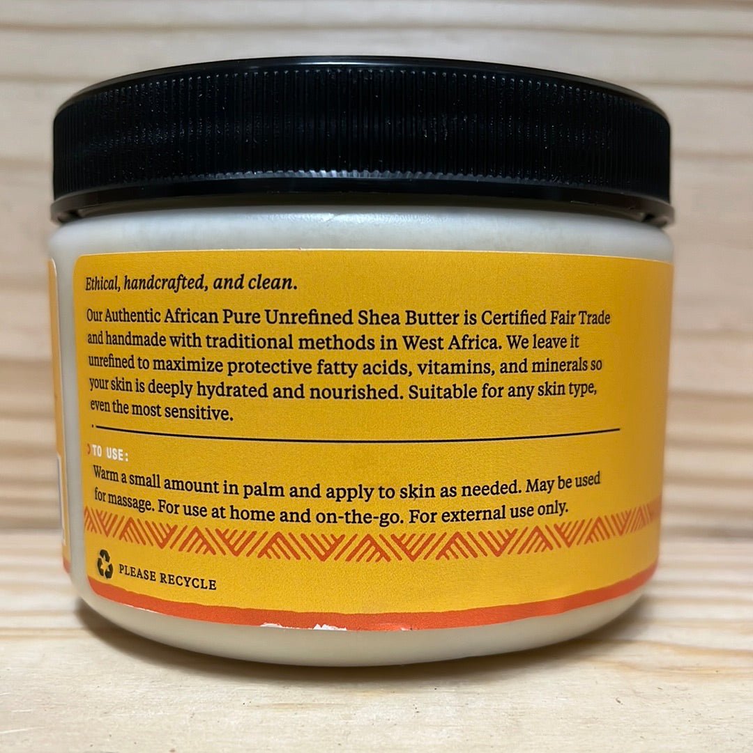 Pure Unrefined Shea Butter Unscented 4oz - One Life Natural Market NC