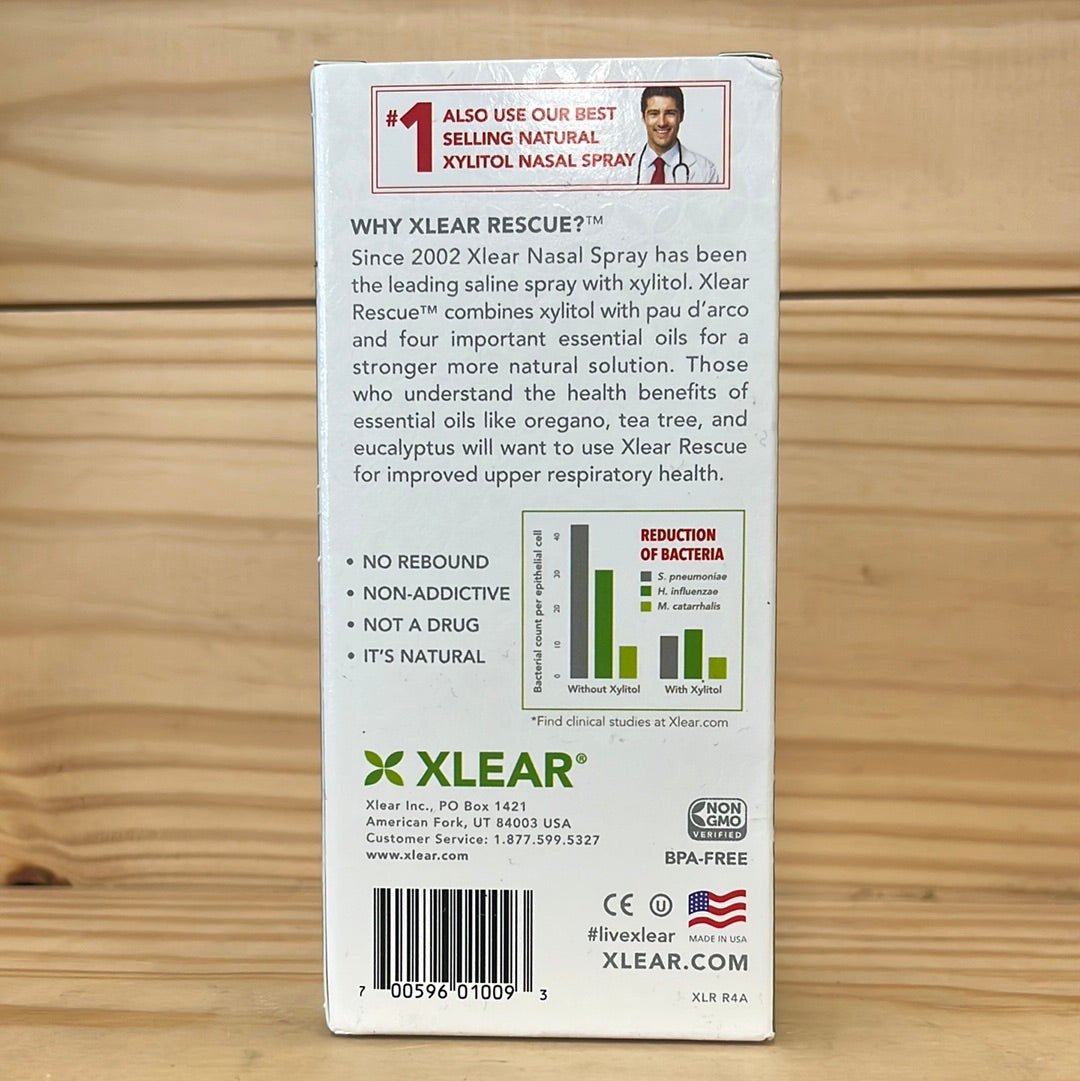 Rescue Nasal Spray with Oregano Eucalyptus Xylitol & Grapefruit Seed Extracty - One Life Natural Market NC