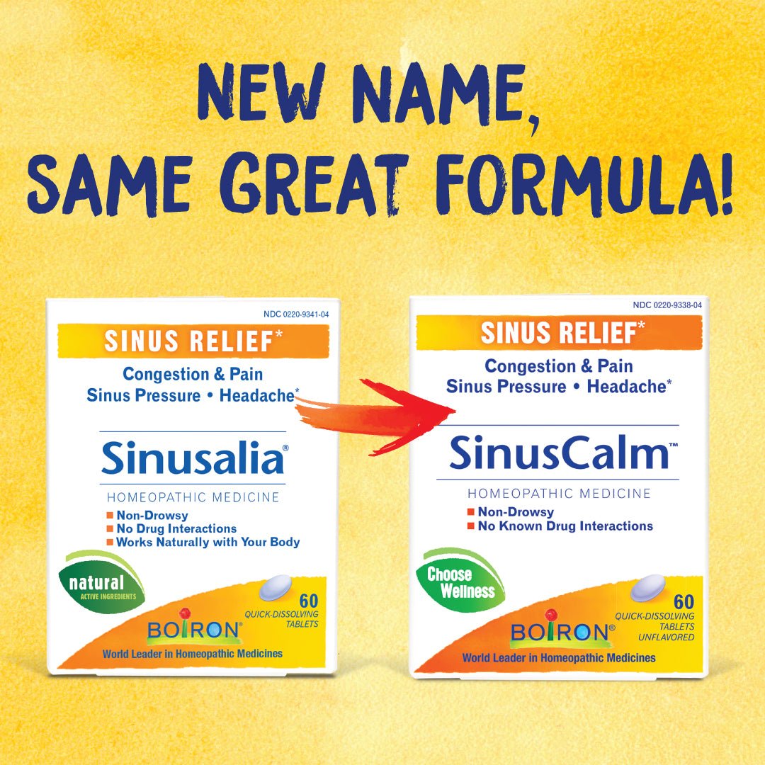 SinusCalm® Tablets Homeopathic Sinus Medicine - One Life Natural Market NC
