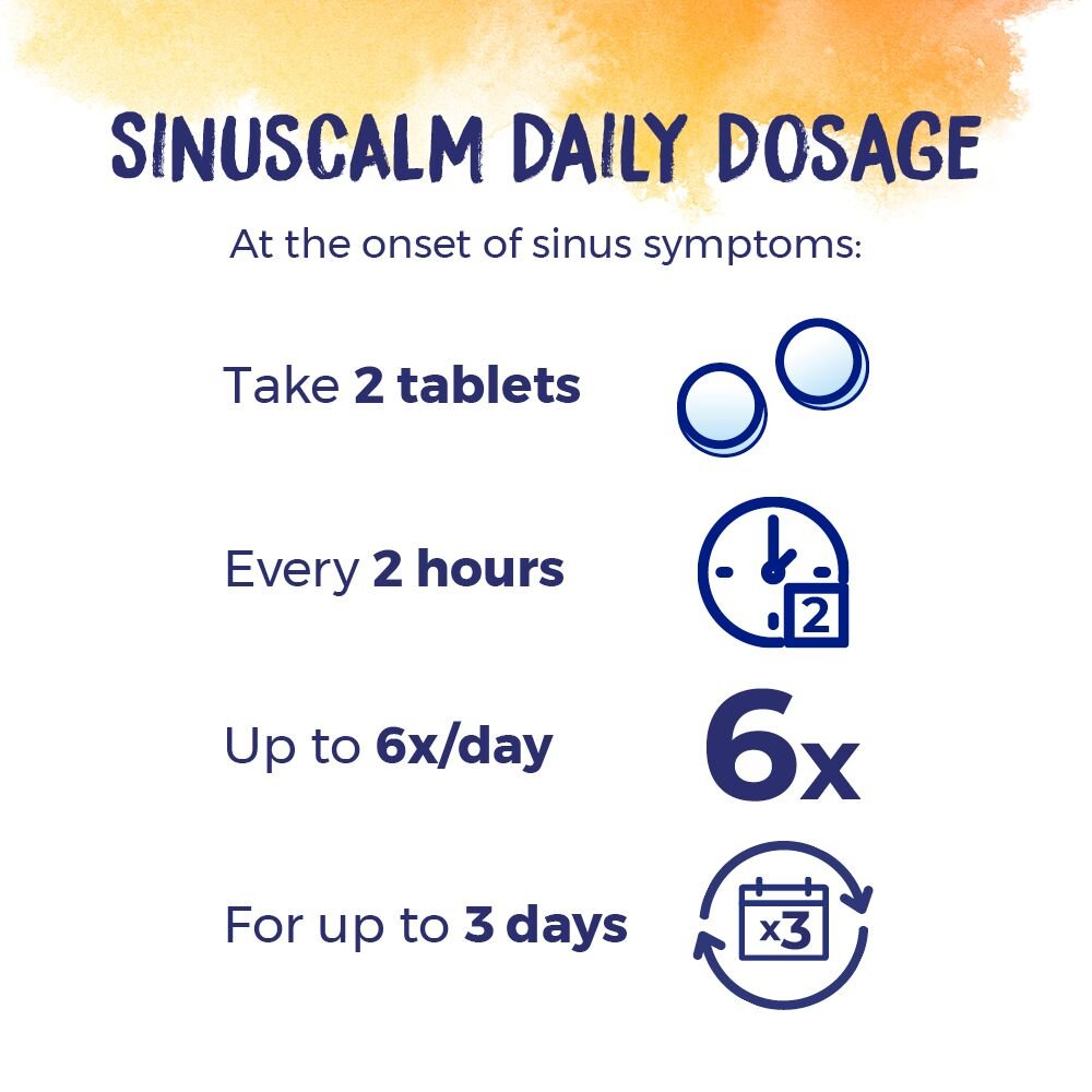 SinusCalm® Tablets Homeopathic Sinus Medicine - One Life Natural Market NC