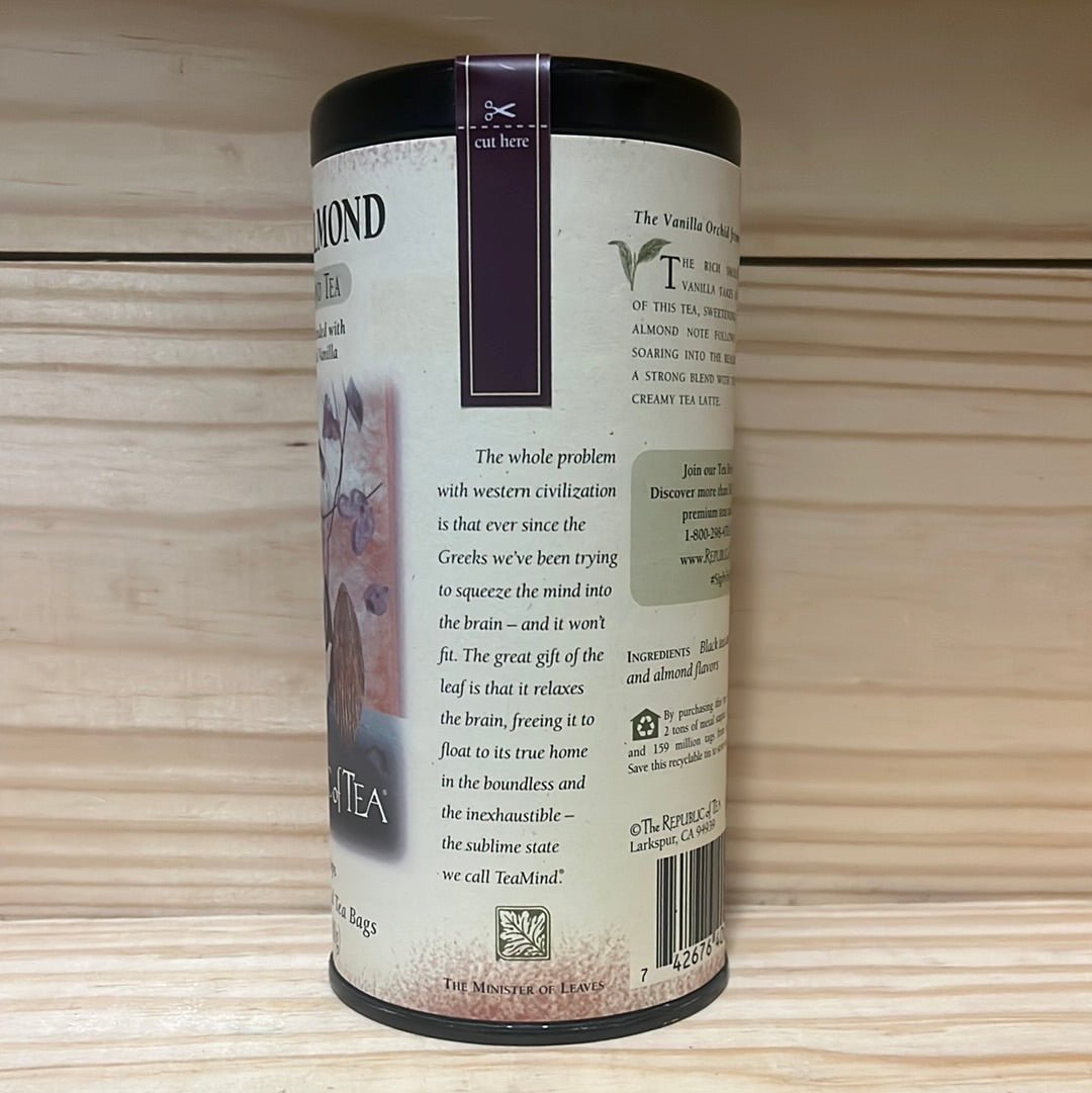 Vanilla Almond Black Tea Bags - One Life Natural Market NC