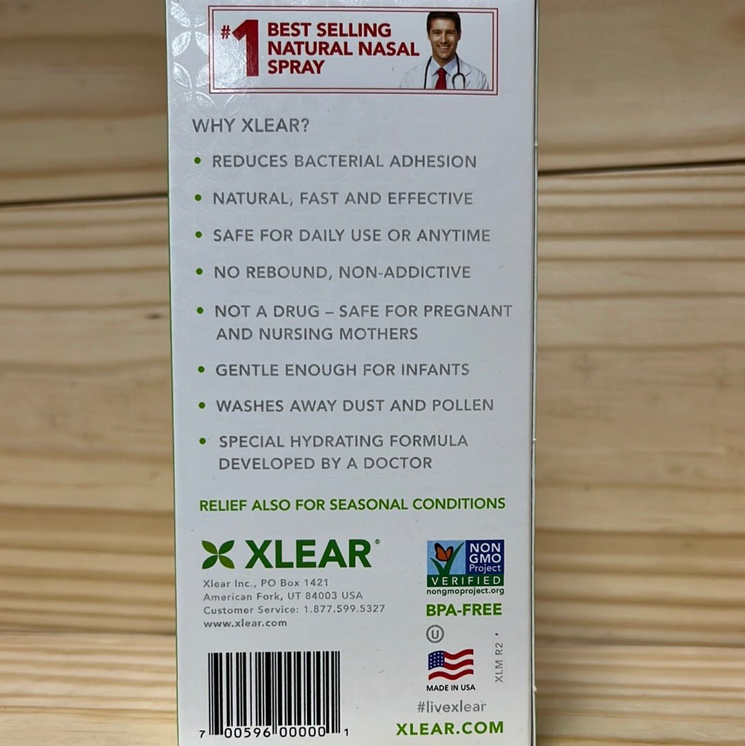 Xlear Xylitol and Saline Nasal Spray Natural Allergy Relief - One Life Natural Market NC