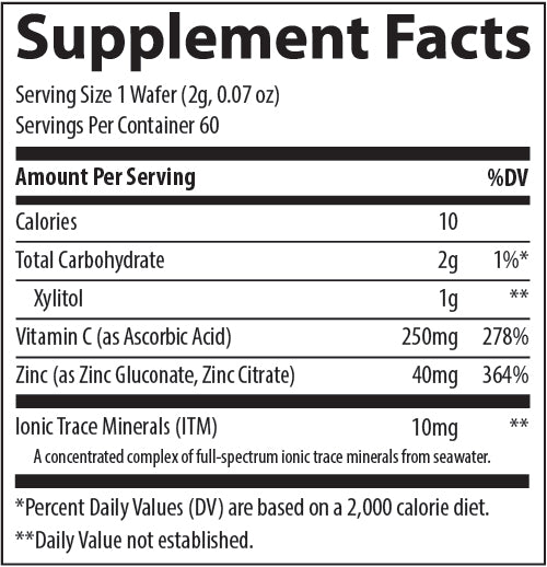 Zinc + Vitamin C Chewables - One Life Natural Market NC