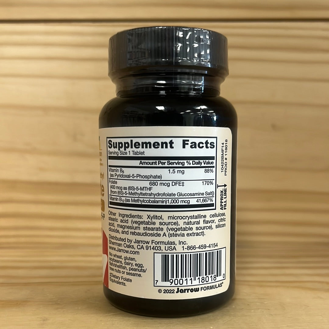 Methyl B-12 & Methyl Folate 400 mcg plus p-5-p Lemon flavor